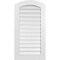 Ekena Millwork Arch Top Surface Mount PVC Gable Vent: Non-Functional, w/ 3-1/2"W x 1"P Standard Frame, 22"W x 40"H GVPAR22X4001SN - alternate 1